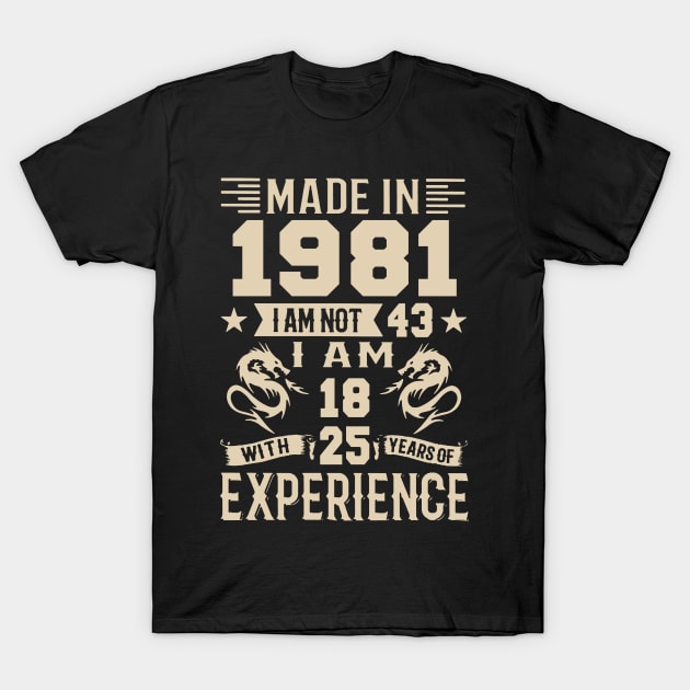 T shirt 1981 2025